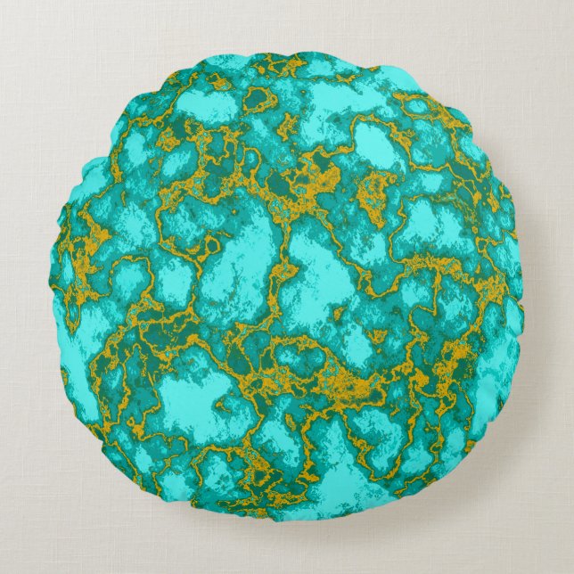 Coussins Ronds dégradé, bande+rayures+rayées, géométrique, modern (Devant)