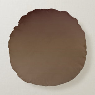 Coussins Ronds Dégradé marron