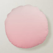 Coussins Ronds dégradé rose doux (Dos)