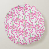 Coussins Ronds Delicate Pink Flowers (Dos)