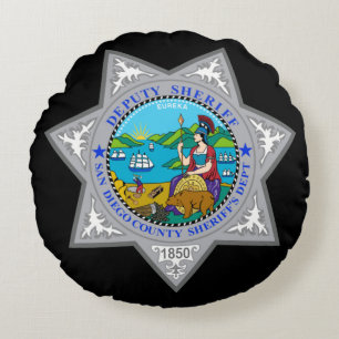 Coussins Ronds Département du shérif du comté de San Diego
