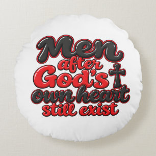 Coussins Ronds Des hommes selon le cœur de Dieu existent encore