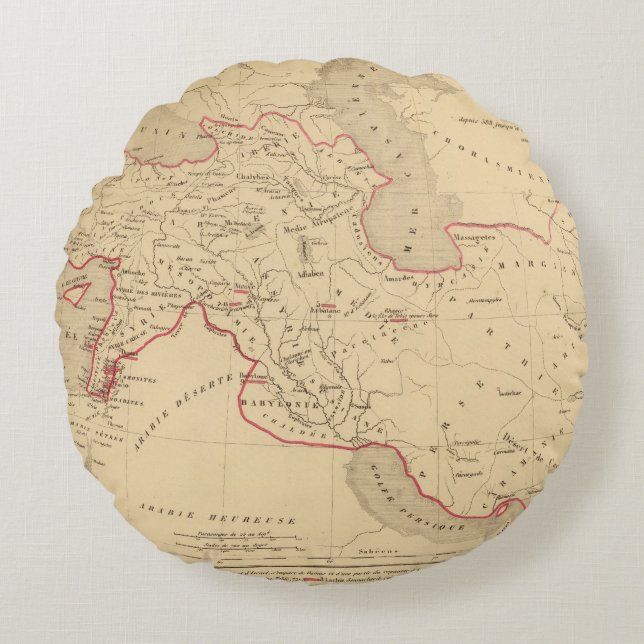 Coussins Ronds DES Perses de L'Empire (Devant)