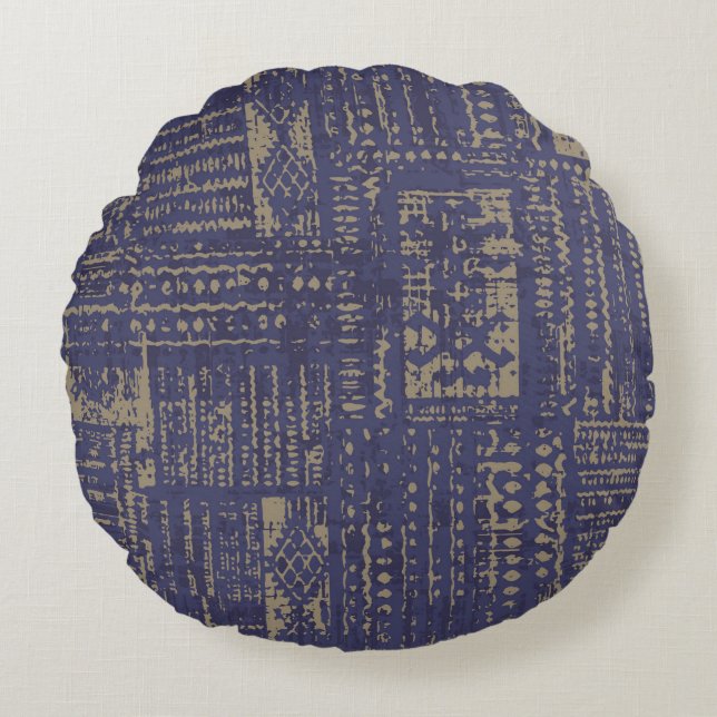 Coussins Ronds Design moderne abstrait, design de surface motif (Devant)