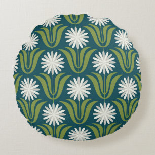 Coussins Ronds Design motif fluide et fluide. Style scandinave