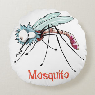 Coussins Ronds Dessin animé de moustique