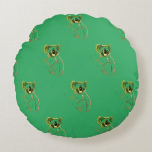 Coussins Ronds Dessin de l'ours de Koala