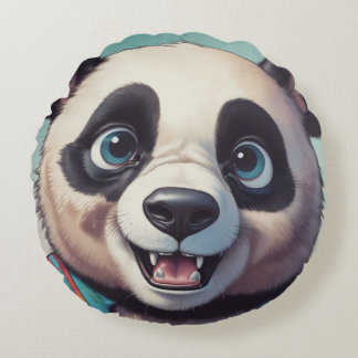 Coussins Ronds Dessin de Panda