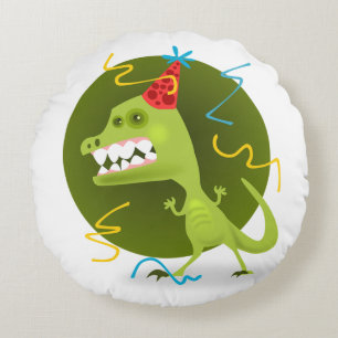 Coussins Ronds Dinosaure