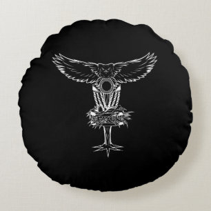 Coussins Ronds Disque amusant Chouette de golf Protecteur de chaî