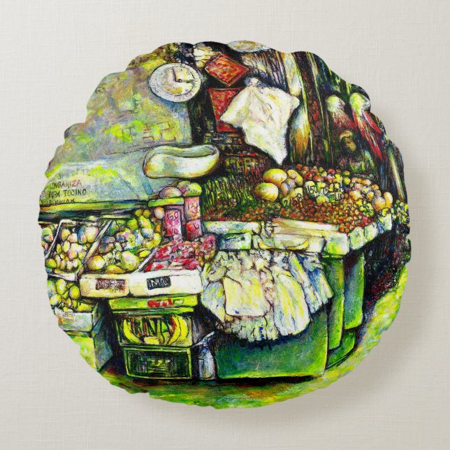 Coussins Ronds Dit pour impliquer toute l'idée (Devant)