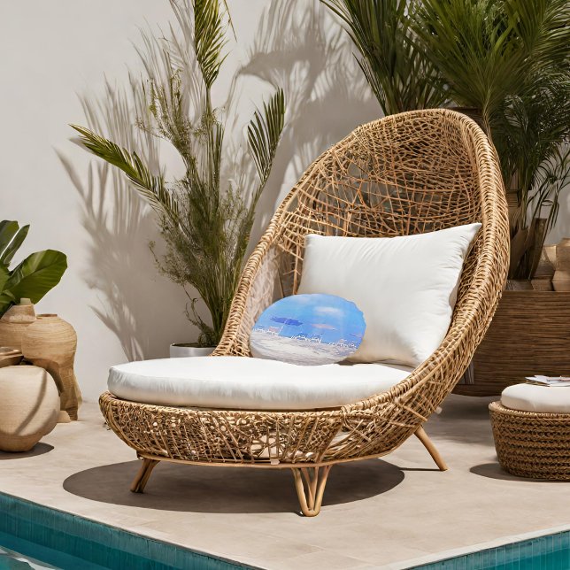 Coussins Ronds Djerba la Douce. (Créateur téléchargé)