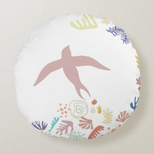 Coussins Ronds Dove Matisse