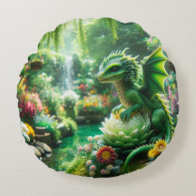 Dragon de jardin enchanté