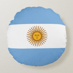 Coussins Ronds Drapeau argentin