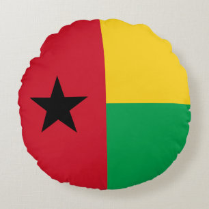 Coussins Ronds Drapeau de Guinée-Bissau