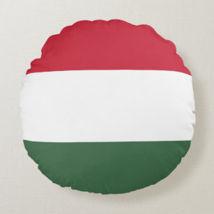 Coussins Ronds Drapeau de Hongrie patriotique