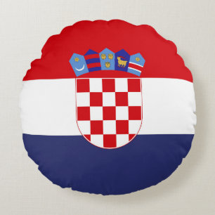 Coussins Ronds drapeau de la Croatie