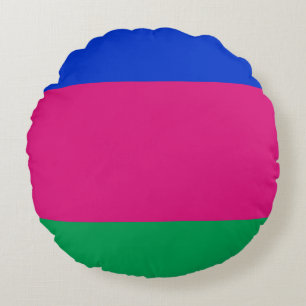 Coussins Ronds Drapeau de la République populaire de Kouban