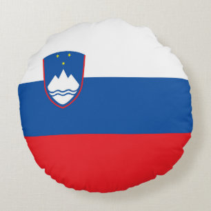 Coussins Ronds Drapeau de la Slovénie