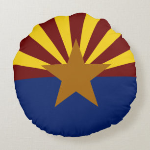 Coussins Ronds Drapeau de l'Arizona