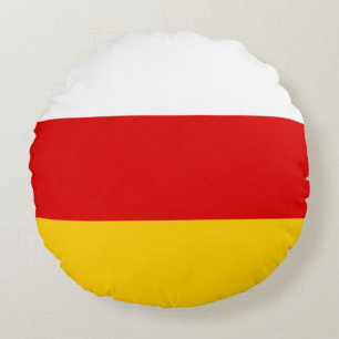 Coussins Ronds Drapeau de l'Ossétie du Sud