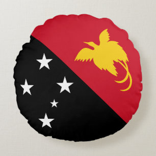 Coussins Ronds Drapeau de Papouasie-Nouvelle-Guinée