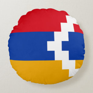 Coussins Ronds Drapeau du Haut-Karabagh