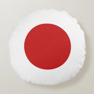 Coussins Ronds Drapeau du Japon