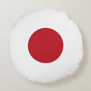 Coussins Ronds Drapeau du Japon