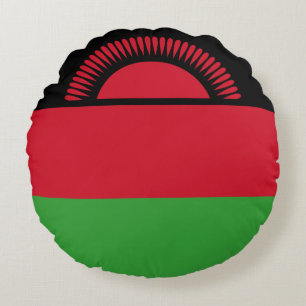 Coussins Ronds Drapeau du Malawi