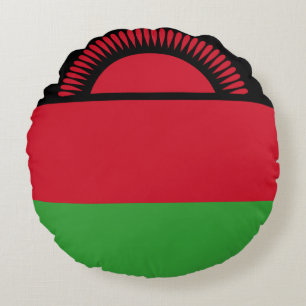 Coussins Ronds Drapeau du Malawi