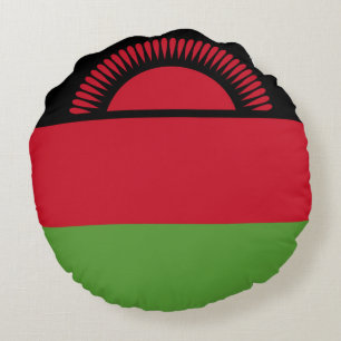 Coussins Ronds drapeau du Malawi