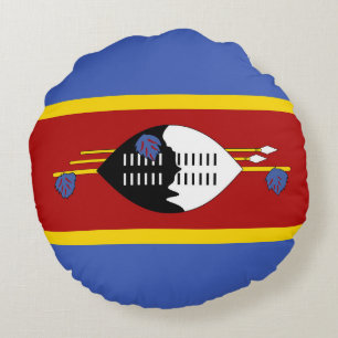 Coussins Ronds drapeau du Swaziland