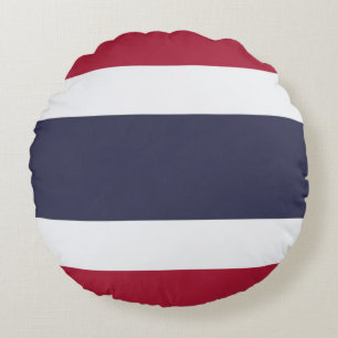 Coussins Ronds Drapeau Thaïlande 