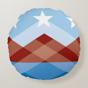 Coussins Ronds Drapeau urbain de Peoria (Arizona)