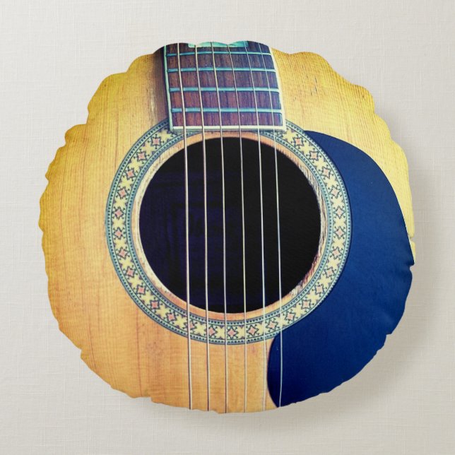 Coussins Ronds Dreadnough Guitare acoustique (Devant)