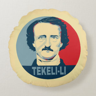 Coussins Ronds Edgar Allan Poe TEKELI-LI Style Hope