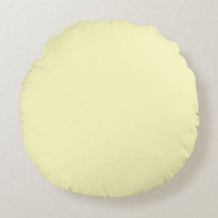 Coussins Ronds Eggshell (couleur solide)