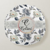 Coussins Ronds Élégance florale : Un Motif étonnant (Devant)