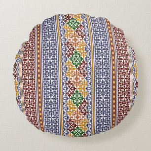 Coussins Ronds élégant motif ethnique