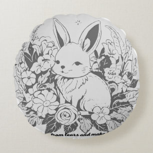 Coussins Ronds Éloignez-vous des larmes et faites du bonheurCouss