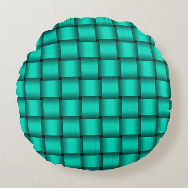Coussins Ronds Émeraude verte (Devant)