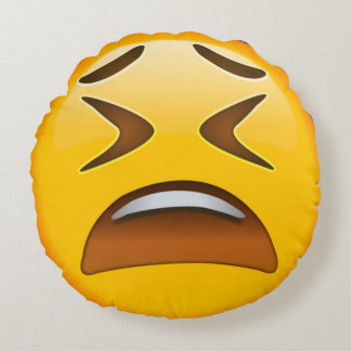 Coussins Ronds Emoji ivre