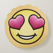 Coussins Ronds Emoji Love (Dos)