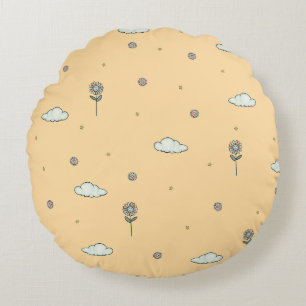 Coussins Ronds Enchanter chambre enfants Peach