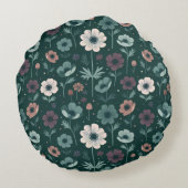 Coussins Ronds Enchanter le Motif Anémonique (Dos)