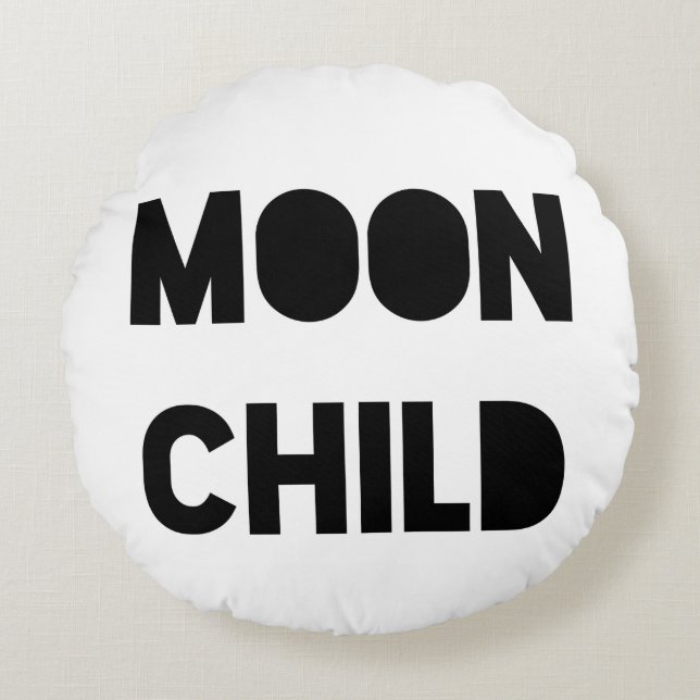 Coussins Ronds Enfant lune (Devant)