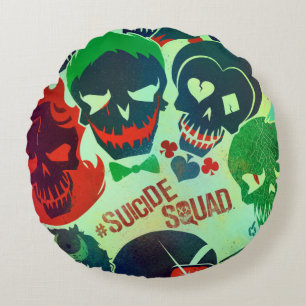 Coussins Ronds Équipe de suicide   Jeu de groupe