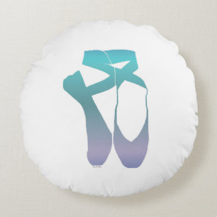 Coussins Ronds Équipe Pointe Ballet Ocean
